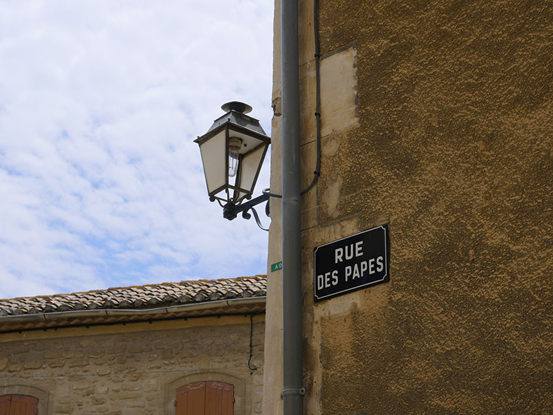 Châteauneuf du Pape Rue Des Papes