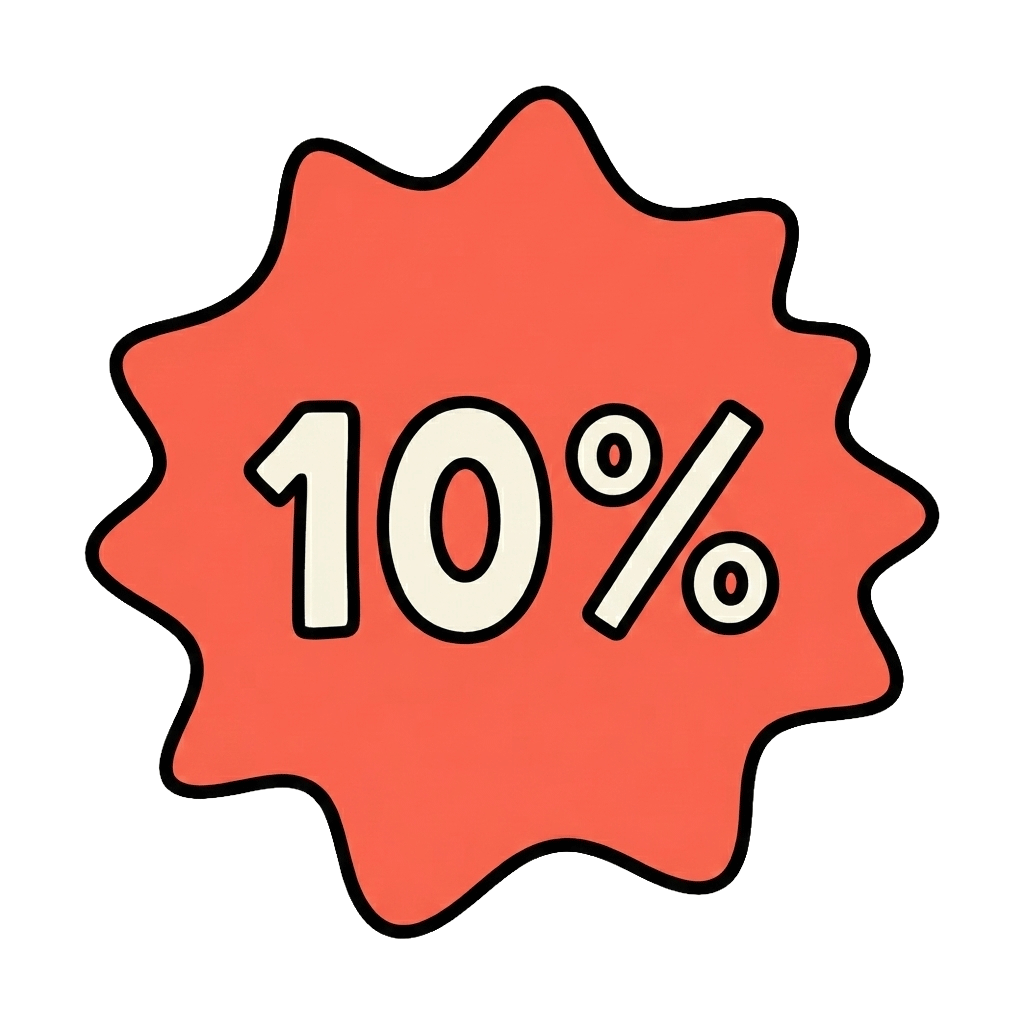 10% discount on extra bottle purchases