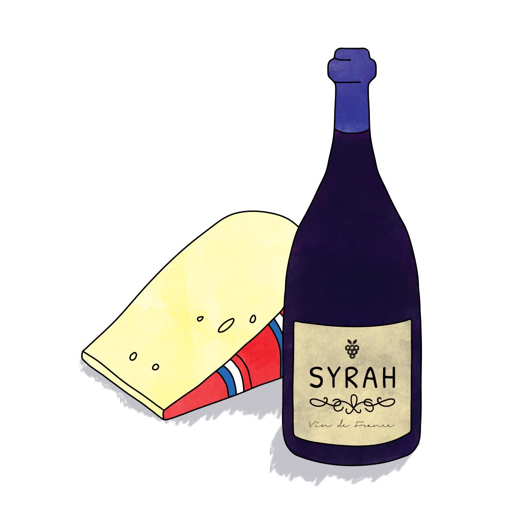 Syrah and Gouda